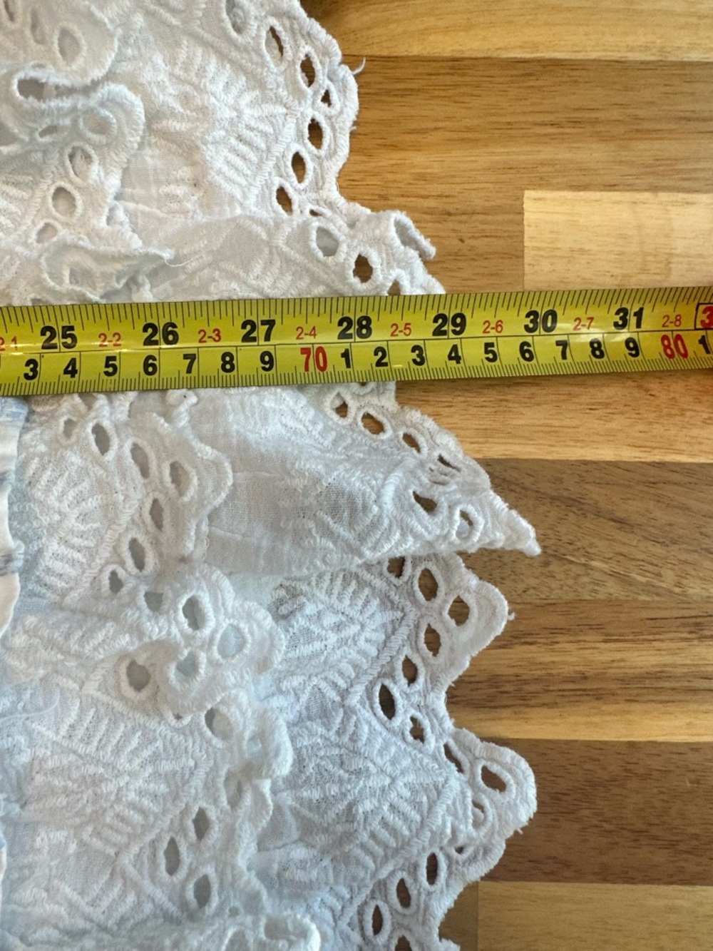 Shabby Chic White Ruffled Eyelet Sundress - Picture 12 of 13